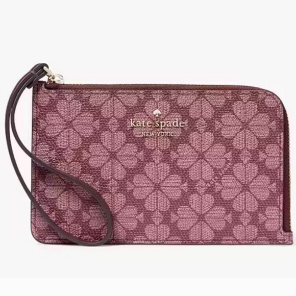 kate spade Handbags - 🔹️Kate Spade🔹️ Lucy Grenache PURPLE  Multi Small L Zip Wristlet